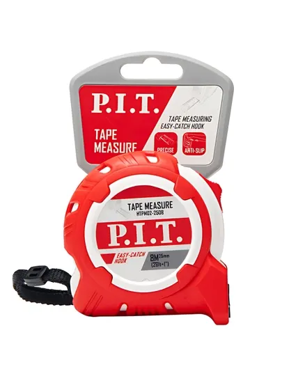 Рулетка с фиксатором P.I.T. HTPM02-2508