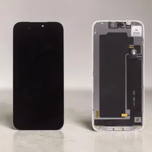 Дисплей для iPhone 17 Pro Max (A3526) в сборе с тачскрином Черный - (Soft OLED, Full HD, 120 Гц) (площадка под IC)