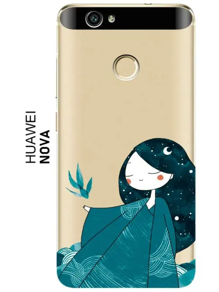 NOOTO Чехол с принтом на Huawei Nova Хуавей Нова