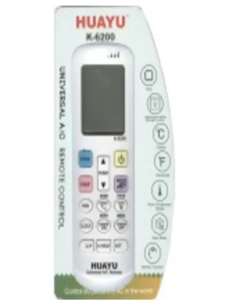 Пульт универсальный Huayu K-6200 для кондиционеров