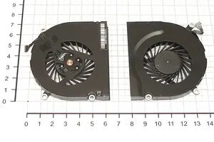 Вентилятор (кулер) для ноутбука Apple MacBook Pro 17" A1151, A1229, A1297, p/n: GC057514VH-A, 13.V1.B3579.F.GN (4-pin) правый