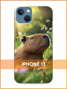 Чехол для Iphone 13 с принтом Капибара