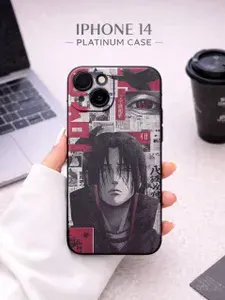 Чехол на iphone 14 айфон 14 с принтом Итачи Учиха аниме Наруто