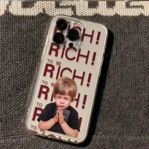 Чехол для iPhone 15 To Be Rich!