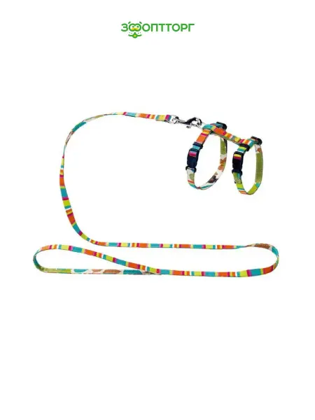 Hunter Шлейка нейлоновая Smart Stripes для кошек