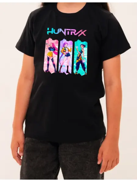 Yoha Print Футболка детская huntrix kpop Хантрикс Кейпоп