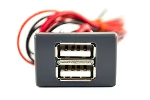 USB зарядное устройство АПЭЛ на 2 слота вместо заглушки панели приборов для автомобилей ГАЗель Некст, Бизнес