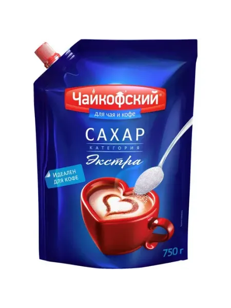 Сахар Чайкофский белый кристаллический свекловичный категори