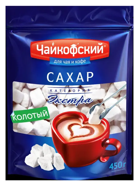 Сахар Чайкофский колотый категория экстра