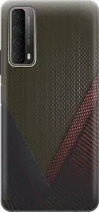 Силиконовый чехол на Huawei P Smart (2021) / Хуавей П Смарт (2021) с принтом "Полотна"
