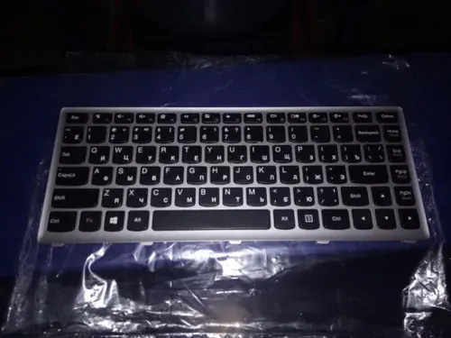 Клавиатура для Ноутбука Lenovo LenovoS435 раскладка - русская, серая (25213452)