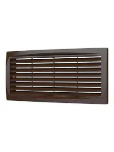 Решетка вентиляционная ДП фланец 275х105 переточная 300х135 пластик Brown ERA