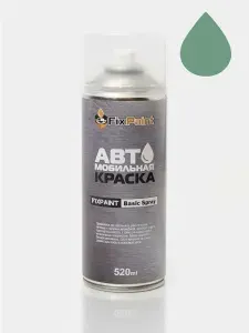 Краска SKODA FABIA 3, код LF6R, FANTASY GREEN, автомобильная эмаль FixPaint Spray в аэрозольном баллончике 520 мл