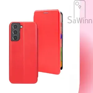 Чехол книжка для Samsung S21 FE (G990) (6.4"), красный