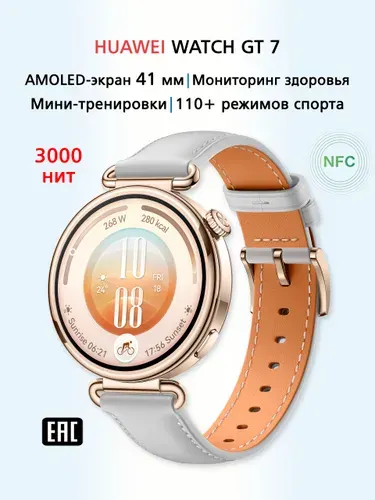 HUAWEI Смарт-часы WATCH GT 7 (NSU-B39), 41 мм., Серый