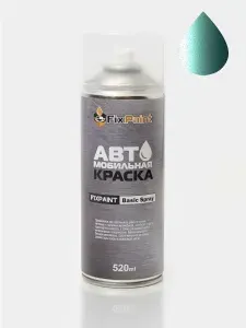 Краска ZAZ CHANCE, код 43U, LIGHT EVERGREEN DAEWOO, автомобильная эмаль FixPaint Spray в аэрозольном баллончике 520 мл