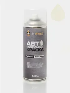 Краска VOLKSWAGEN JETTA 5, код R6R6, SAND WHITE, автомобильная эмаль FixPaint Spray в аэрозольном баллончике 520 мл
