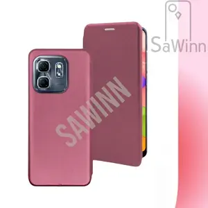 Чехол книжка для Infinix Hot 50i (X6531) / Smart 9 (6.7"), бордовый