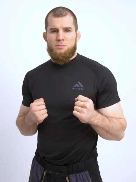 IAMFIGHTER Футболка рашгард спортивный тренировочный с коротким рукавом