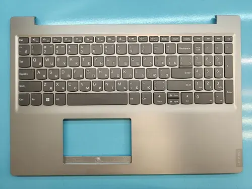 Топкейс с клавиатурой 5CB0S16827 5CB0W45585 для ноутбука Lenovo IdeaPad S145-15, серый