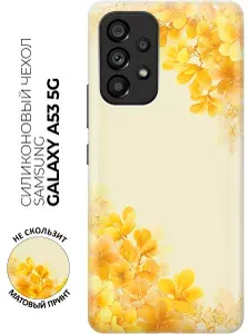 Силиконовый чехол на Samsung Galaxy A53 5G с принтом "Лучистая нежность"