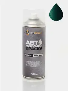 Краска MERCEDES-BENZ ML(W164), код 816, EVEREST GREEN, автомобильная эмаль FixPaint Spray в аэрозольном баллончике 520 мл