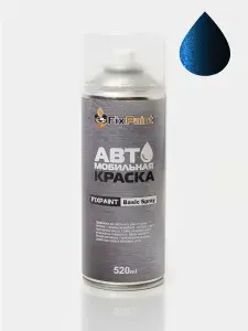 Краска TOYOTA CAMRY (V30), код .8Q0, BLUE, автомобильная эмаль FixPaint Spray в аэрозольном баллончике 520 мл