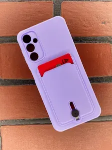 Чехол силиконовый усиленный с карманом для карт на Samsung a05s ( самсунг а05с )