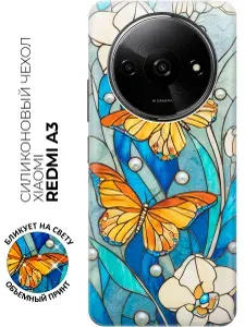 Чехол на Xiaomi Redmi A3 / Poco C61 с принтом "Жемчужный свет"