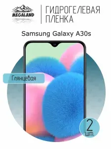 Гидрогелевая пленка для Samsung Galaxy A30s / Защитная пленка на экран, глянцевая, 2 шт