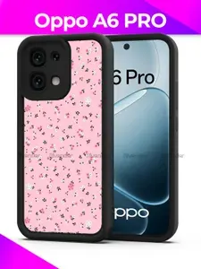 Чехол на Oppo A6 Pro / Оппо А6 Про с принтом, Розовый цветочный style
