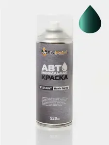 Краска HYUNDAI ACCENT TAGAZ, код G01, GREEN Зеленый, автомобильная эмаль FixPaint Spray в аэрозольном баллончике 520 мл