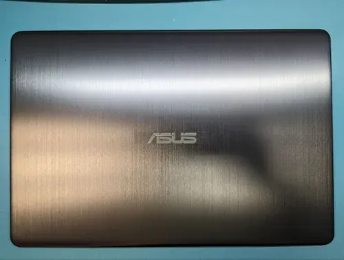 Крышка матрицы для ноутбука Asus X510 золотистая, металл
