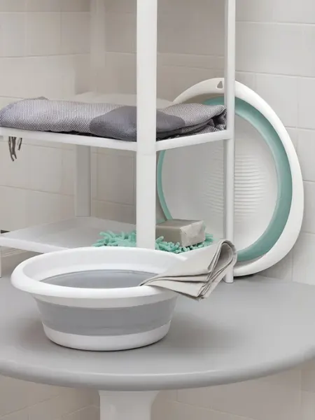 Idea Таз пластик 10 л круглый складной