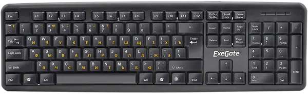 Клавиатура LY-331L2 черный EXEGATE