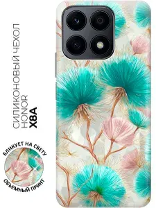 Чехол на Honor X8a с принтом "Лёгкое дуновение"