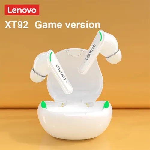 Игровые беспроводные наушники Lenovo XT92 TWS белые