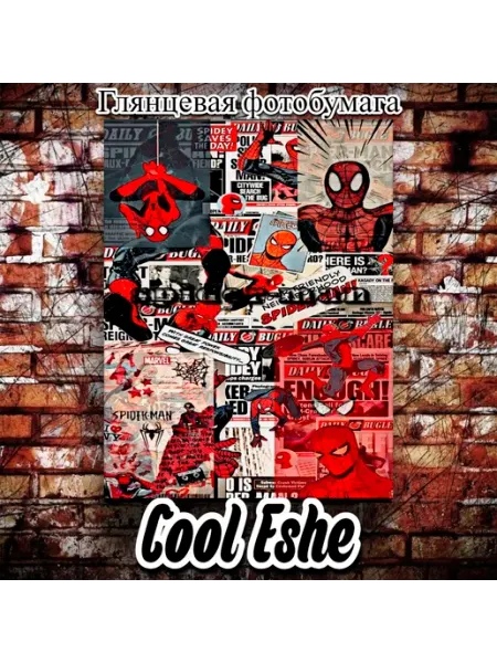 Постер "Marvel, комиксы, спайдермен, человек-паук" А3 Cool Eshe