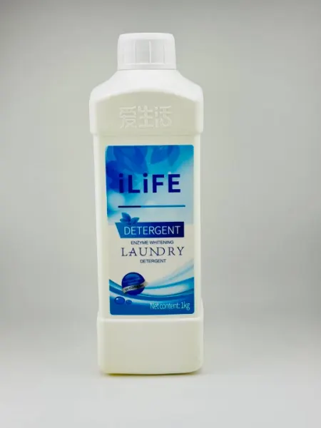 Гель для стирки, на растительном основе, iLiFE отбеливающий, с энзимами, 1 кг