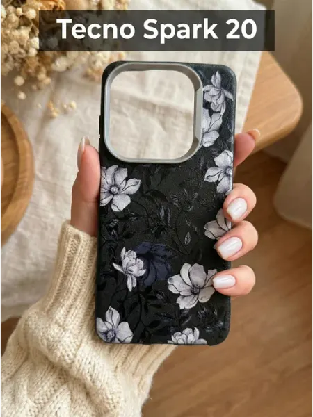 Чехол на TECNO Spark 20 Цветы (3) IdealStore