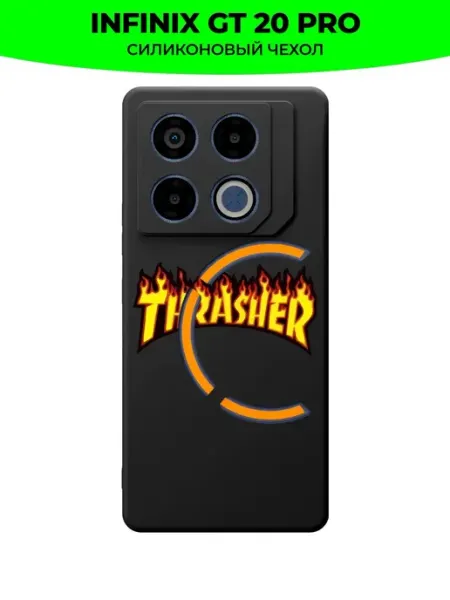 Чехол на infinix GT 20 Pro c принтом thrasher Mama Seller