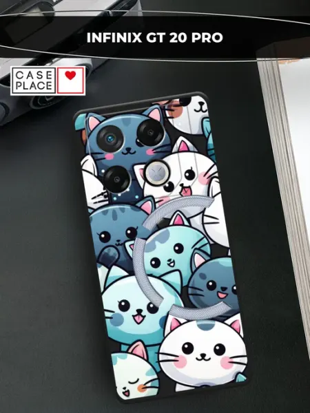 Чехол на GT 20 Pro с котиками Infinix