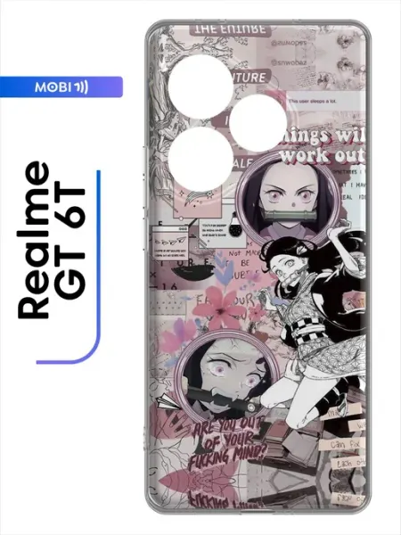 Силиконовый чехол для Realme GT 6T Mobi711