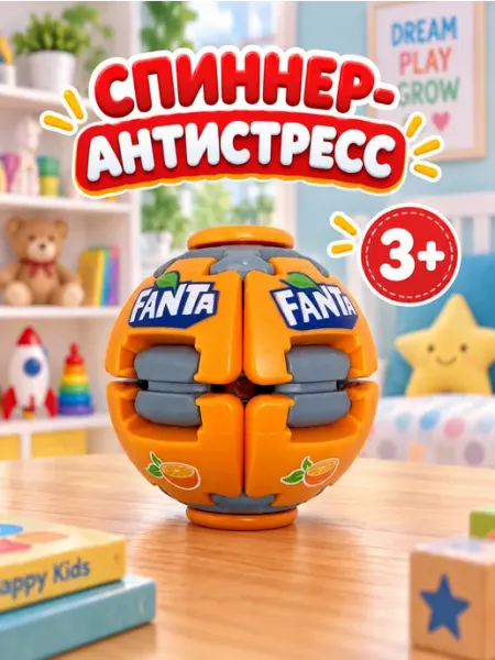 Спиннер-Антистресс FANTA, игрушка для детей, 3+