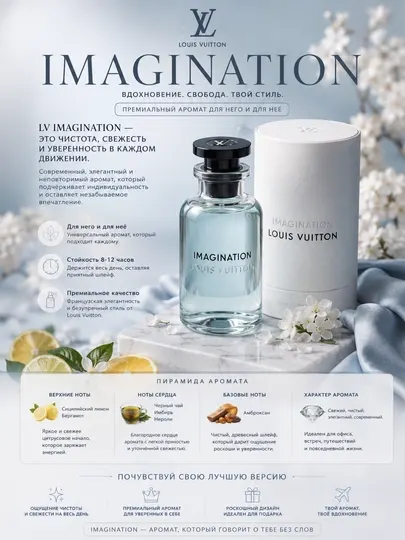 LV Парфюмерный набор для мужчин - Imagination, Symphony, L'Immensité