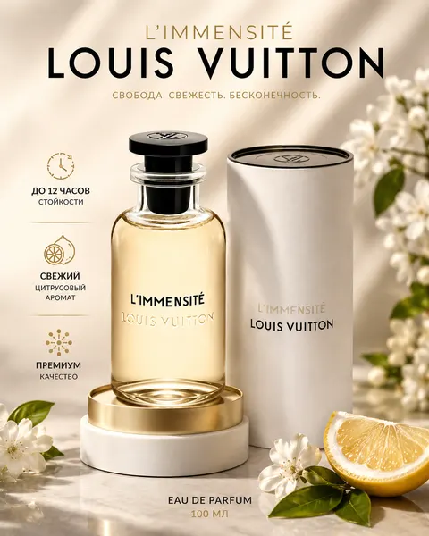 L`immensite духи, духи для мужчин, Louis Vuitton l`immensite, 10 мл