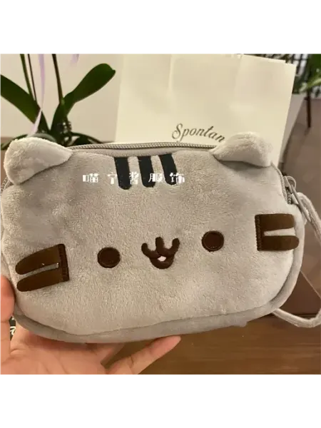 Пенал школьный косметичка y2k pusheen пушин