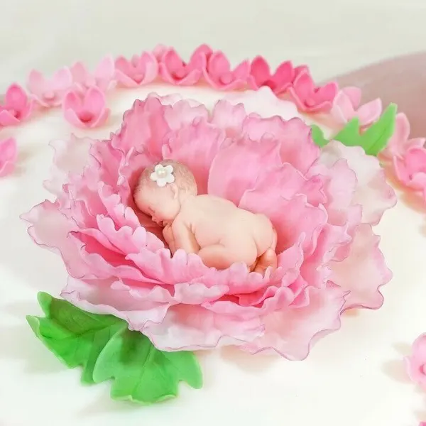 Молд для шоколада/мастики силиконовый Младенец2 3D 6х3,5 см. (Набор из 2 шт.)