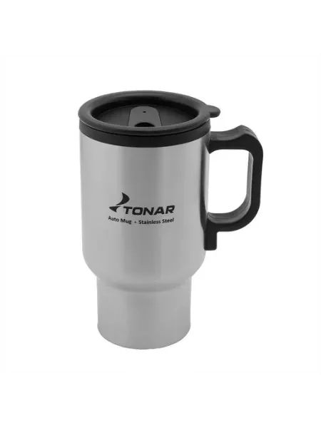 Термокружка 450ML с пластиковой крышкой Тонар