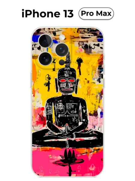 Чехол на iPhone 13 Pro Max с принтом Будда (Буддизм) UV Shop